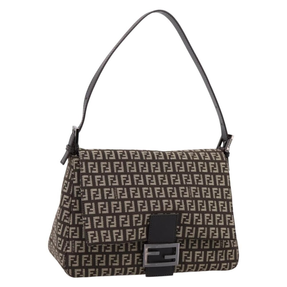 Fendi Mamma Baguette Zucchino canvas